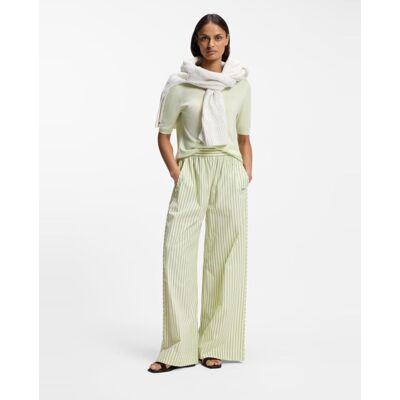 Boss Pantalón de mujer largo ancho. (42) Verde mujer Boss Pantalón de mujer largo ancho. (42) Verde mujer
