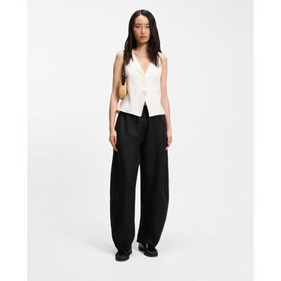 Boss Pantalón de mujer largo ancho. (40) Negro mujer Boss Pantalón de mujer largo ancho. (40) Negro mujer