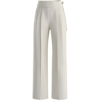 Boss Pantalón de mujer largo ancho. (40) Blanco mujer Boss Pantalón de mujer largo ancho. (40) Blanco mujer