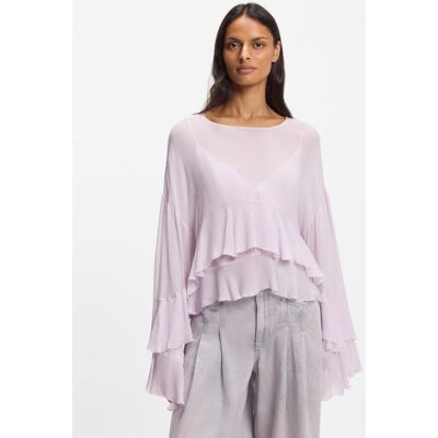 Boss Camisa maxi manga larga.. (44) Morado mujer Boss Camisa maxi manga larga.. (44) Morado mujer