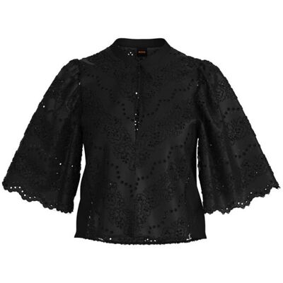 Boss Camisa de mujer manga larga. (36) Negro mujer Boss Camisa de mujer manga larga. (36) Negro mujer