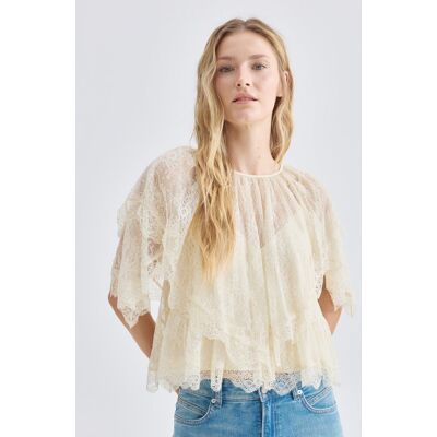 Boss Camisa manga corta. (36) Beige mujer Boss Camisa manga corta. (36) Beige mujer