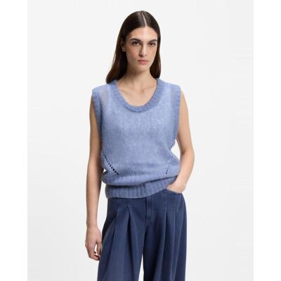 Boss Top de tirantes cuello redondo.. (L) Azul mujer Boss Top de tirantes cuello redondo.. (L) Azul mujer