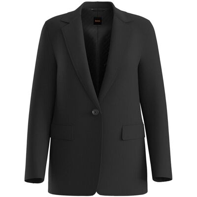 Boss Blazer totalmente forrada de manga larga. (36) Negro mujer Boss Blazer totalmente forrada de manga larga. (36) Negro mujer