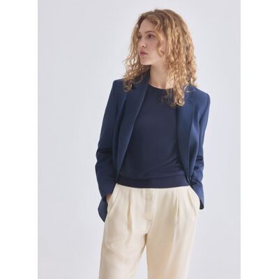 Boss Blazer totalmente forrada de manga larga. (46) Azul mujer Boss Blazer totalmente forrada de manga larga. (46) Azul mujer