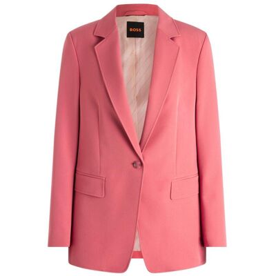 Boss Blazer totalmente forrada de manga larga. (34) Rojo mujer Boss Blazer totalmente forrada de manga larga. (34) Rojo mujer
