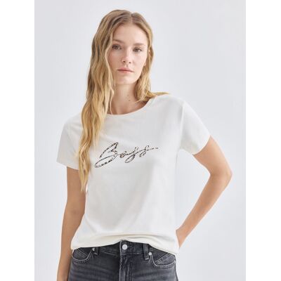 Boss Camiseta manga corta. (L) Blanco mujer Boss Camiseta manga corta. (L) Blanco mujer
