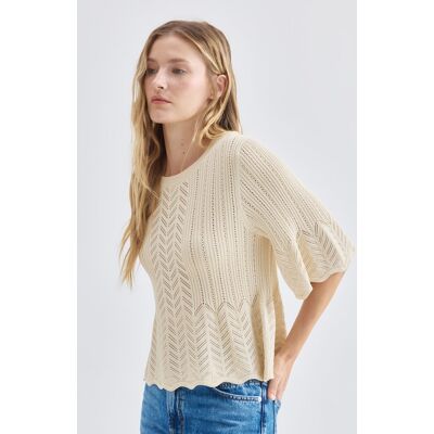 Boss Jersey manga corta. (M) Beige mujer Boss Jersey manga corta. (M) Beige mujer