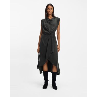 Boss Vestido manga corta midi.. (36) Gris mujer Boss Vestido manga corta midi.. (36) Gris mujer