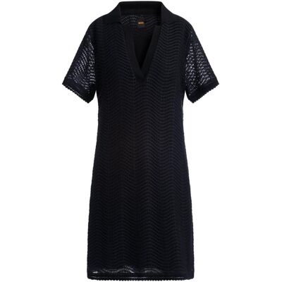 Boss Vestido manga corta.. (L) Negro mujer Boss Vestido manga corta.. (L) Negro mujer