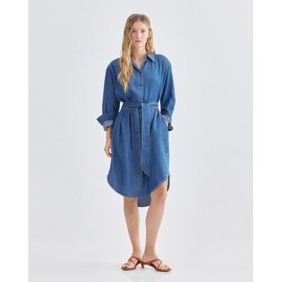 Boss Vestido mini. (40) Azul mujer Boss Vestido mini. (40) Azul mujer