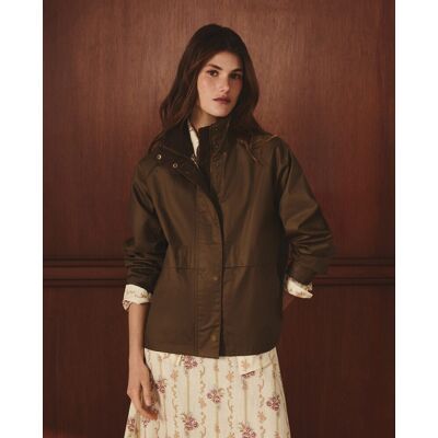 Lloyd's Parka corta lisa de mujer. (40) Marrón mujer Lloyd's Parka corta lisa de mujer. (40) Marrón mujer