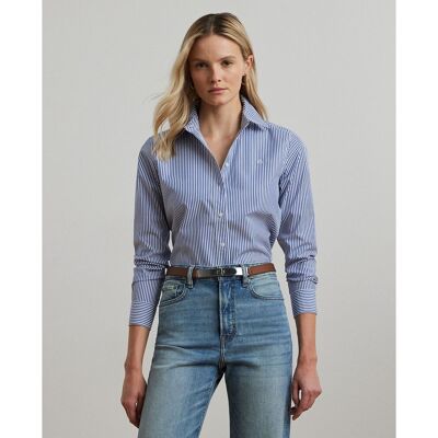 Lauren Ralph Lauren Camisa de mujer de algodón de rayas. (42) Azul mujer Lauren Ralph Lauren Camisa de mujer de algodón de rayas. (42) Azul mujer