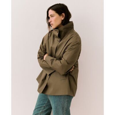 Couchel Parka ligera lisa de mujer. (46) 520 Kaki mujer Couchel Parka ligera lisa de mujer. (46) 520 Kaki mujer