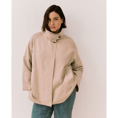 Couchel Parka corta lisa de mujer. (52) Beige mujer Couchel Parka corta lisa de mujer. (52) Beige mujer