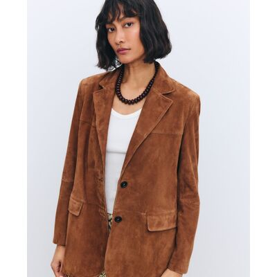 Tintoretto Blazer de mujer de ante. (38) 730 Camel mujer Tintoretto Blazer de mujer de ante. (38) 730 Camel mujer