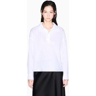 Giorgio Armani Blusa de mujer manga larga en lino. (L) Blanco mujer Giorgio Armani Blusa de mujer manga larga en lino. (L) Blanco mujer