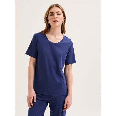 Laurence Tavernier Camiseta de pijama algodón. (M) Azul mujer Laurence Tavernier Camiseta de pijama algodón. (M) Azul mujer