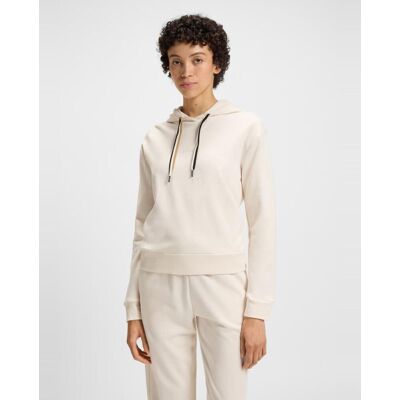 Boss Sudadera regular fit con capucha confeccionado en algodón orgánico, color rosa. (2) Blanco mujer Boss Sudadera regular fit con capucha confeccionado en algodón orgánico, color rosa. (2) Blanco mujer