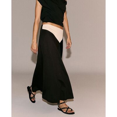 Sfera Falda lino. (XL - XL) Chocolate mujer Sfera Falda lino. (XL - XL) Chocolate mujer