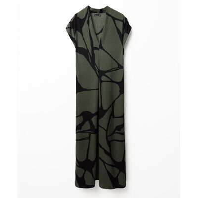 Sfera Vestido túnica textura. (XL - XL) 520 Kaki mujer Sfera Vestido túnica textura. (XL - XL) 520 Kaki mujer