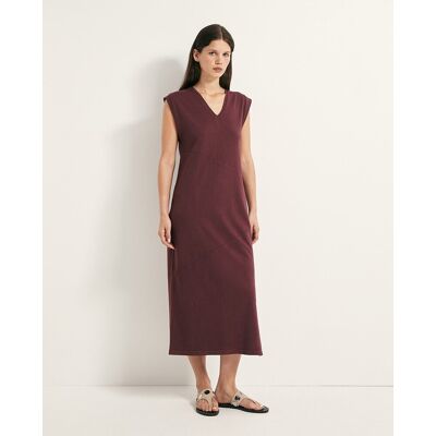 Sfera Vestido básico lavado. (XL - XL) Burdeos mujer Sfera Vestido básico lavado. (XL - XL) Burdeos mujer
