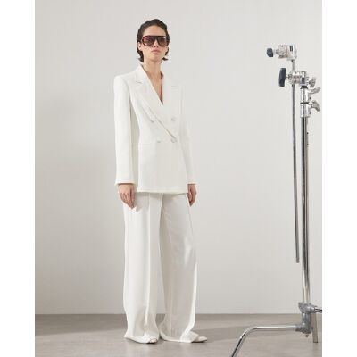 Sfera Chaqueta cruzada. (42) Blanco mujer Sfera Chaqueta cruzada. (42) Blanco mujer