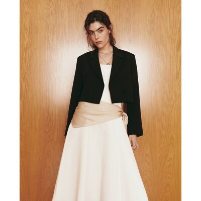 Sfera Blazer crop. (40) Negro mujer Sfera Blazer crop. (40) Negro mujer