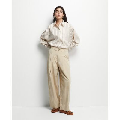 Sfera Pantalón pinzas. (40) Beige mujer Sfera Pantalón pinzas. (40) Beige mujer