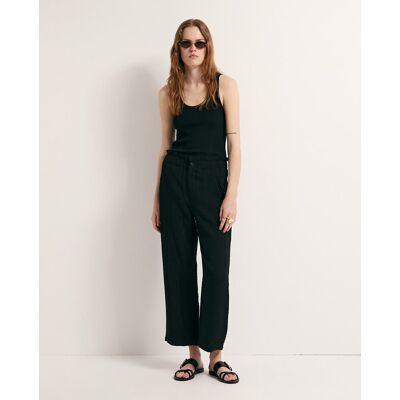 Sfera Pantalón cintura goma. (42) Negro mujer Sfera Pantalón cintura goma. (42) Negro mujer