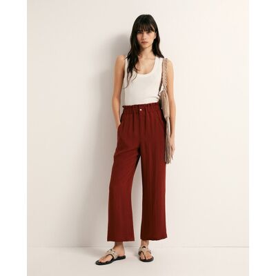 Sfera Pantalón cintura goma. (40) Camel mujer Sfera Pantalón cintura goma. (40) Camel mujer