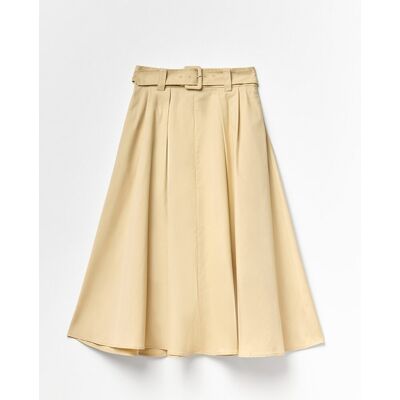 Sfera Falda midi cinturón. (38) Amarillo claro mujer Sfera Falda midi cinturón. (38) Amarillo claro mujer