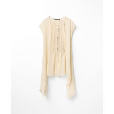 Sfera Camisa jaretas. (M) Crudo mujer Sfera Camisa jaretas. (M) Crudo mujer