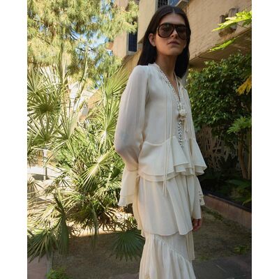 Sfera Blusa manga larga. (M) Crudo mujer Sfera Blusa manga larga. (M) Crudo mujer