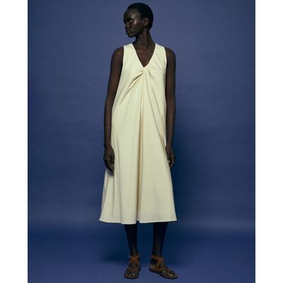 Sfera Vestido sin mangas. (42) Crudo mujer Sfera Vestido sin mangas. (42) Crudo mujer