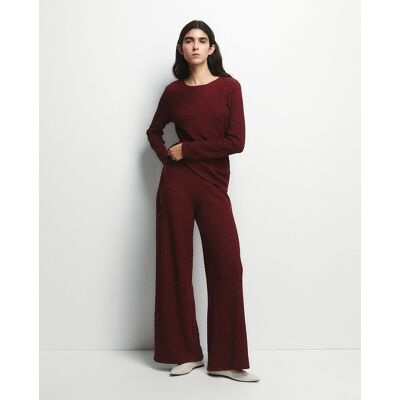 Sfera Pantalón estructura pieza. (40) Burdeos mujer Sfera Pantalón estructura pieza. (40) Burdeos mujer