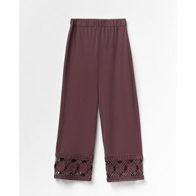 Sfera Pantalón bordado conjunto. (44) Chocolate mujer Sfera Pantalón bordado conjunto. (44) Chocolate mujer
