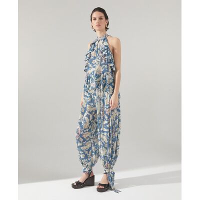 Sfera Pantalón bombacho conjunto. (40) Azul mujer Sfera Pantalón bombacho conjunto. (40) Azul mujer