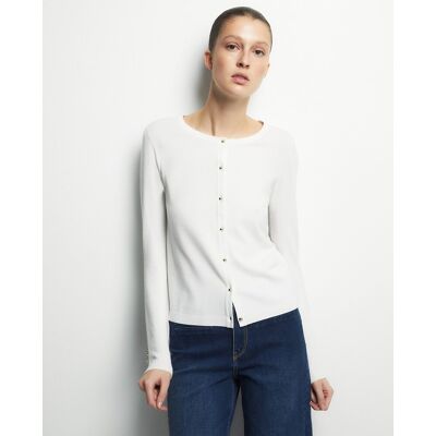 Sfera Chaqueta punto. (38) Blanco mujer Sfera Chaqueta punto. (38) Blanco mujer