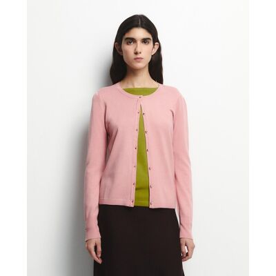 Sfera Chaqueta punto. (40) Rosa oscuro mujer Sfera Chaqueta punto. (40) Rosa oscuro mujer