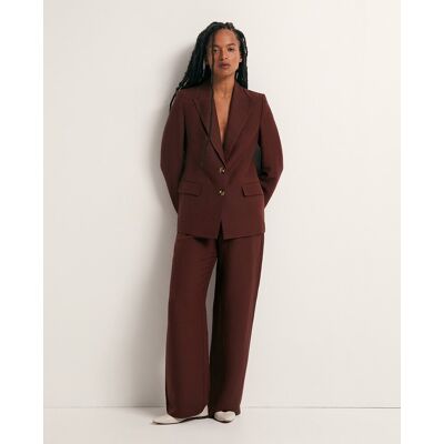 Sfera Chaqueta lino. (42) Burdeos mujer Sfera Chaqueta lino. (42) Burdeos mujer