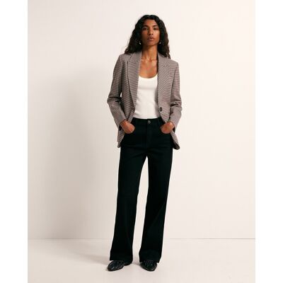 Sfera Blazer cuadros. (XL - XL) Burdeos mujer Sfera Blazer cuadros. (XL - XL) Burdeos mujer