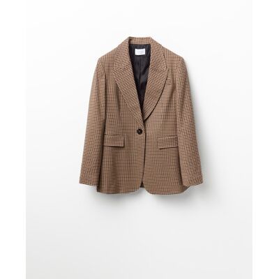 Sfera Blazer cuadros. (L - L) Marrón mujer Sfera Blazer cuadros. (L - L) Marrón mujer
