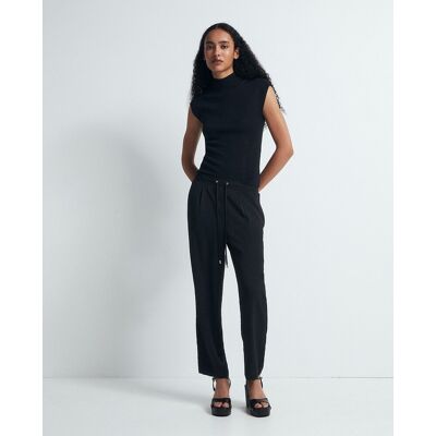 Sfera Pantalón fluido estructura. (M - M) Negro mujer Sfera Pantalón fluido estructura. (M - M) Negro mujer