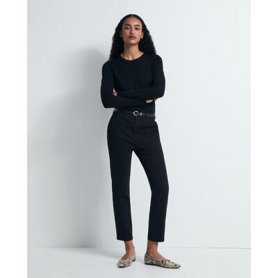 Sfera Pantalón chino cinturón. (42 - 42) Negro mujer Sfera Pantalón chino cinturón. (42 - 42) Negro mujer
