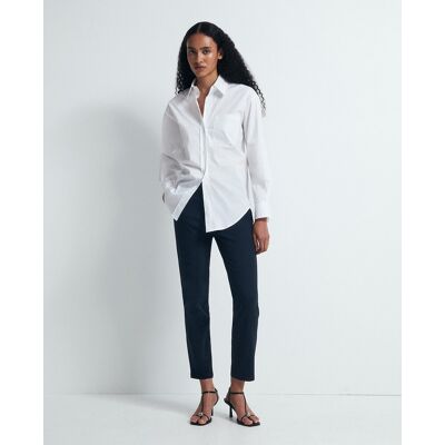 Sfera Pantalón chino cinturón. (40 - 40) Azul marino mujer Sfera Pantalón chino cinturón. (40 - 40) Azul marino mujer