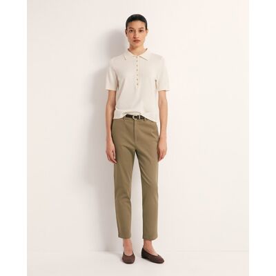 Sfera Pantalón chino cinturón. (36 - 36) 520 Kaki mujer Sfera Pantalón chino cinturón. (36 - 36) 520 Kaki mujer