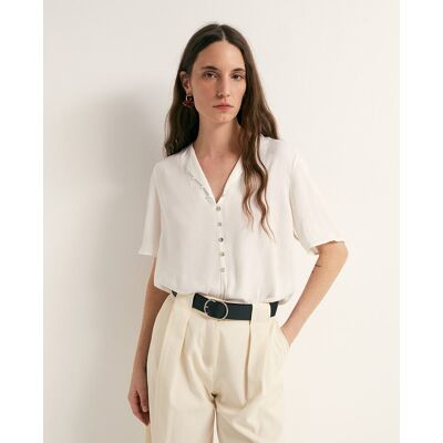 Sfera Blusa manga corta. (40) Blanco mujer Sfera Blusa manga corta. (40) Blanco mujer