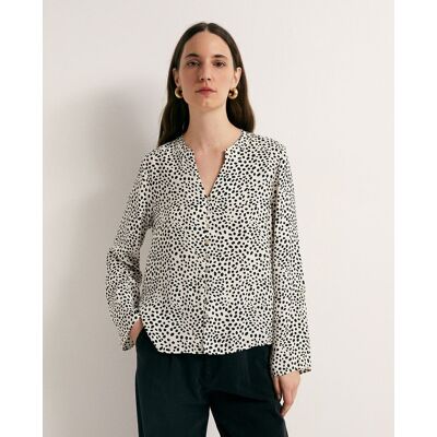 Sfera Blusa fluida. (40) Blanco mujer Sfera Blusa fluida. (40) Blanco mujer