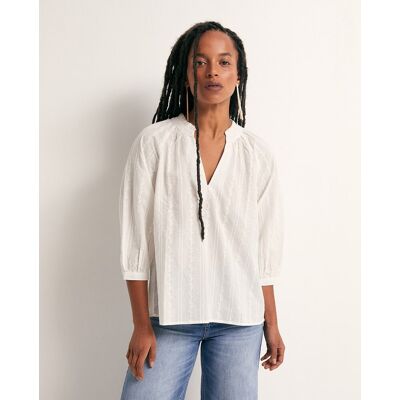 Sfera Blusa textura. (42) Blanco mujer Sfera Blusa textura. (42) Blanco mujer